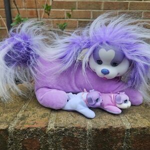 Puppy Surprise 2016 Purple & White Mama With 2 Pups